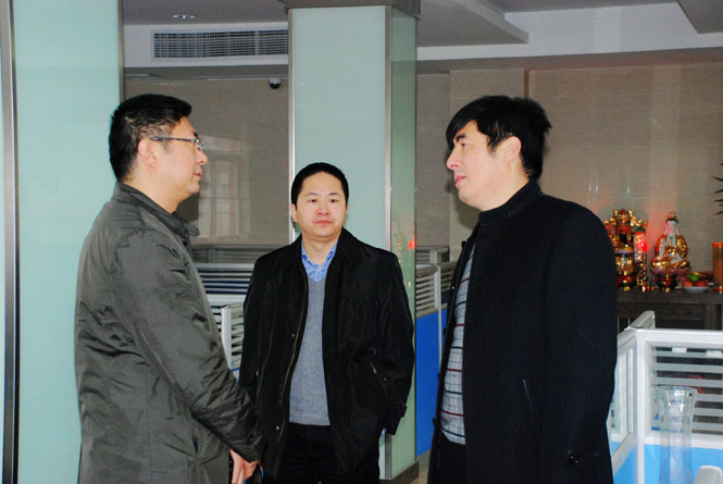 鹽城市經信委、軟件園領導蒞臨鹽城思科檢查指導工作會議報道